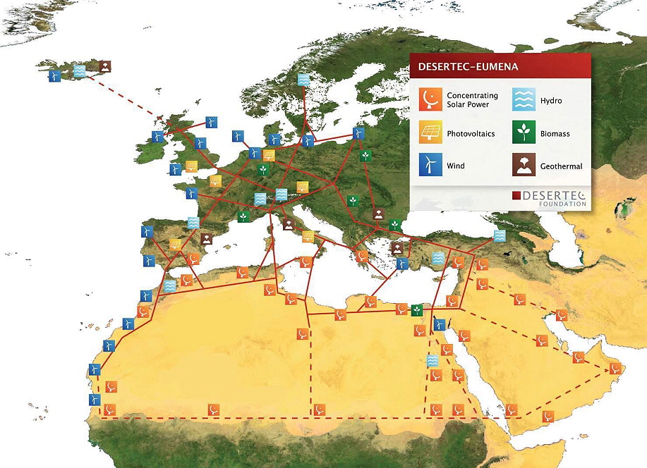 Desertec Plan Quelle Desertec