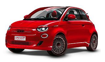 Fiat 500 Red Electro, Source: Manufactor